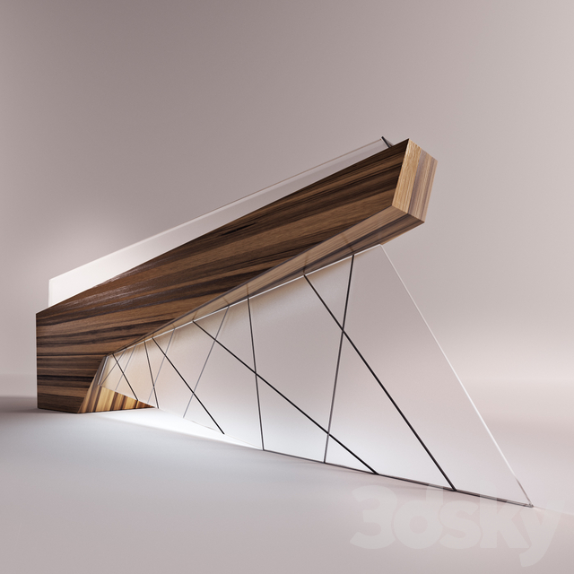 3d models: Office furniture - reception desk
 Reception 3d Model