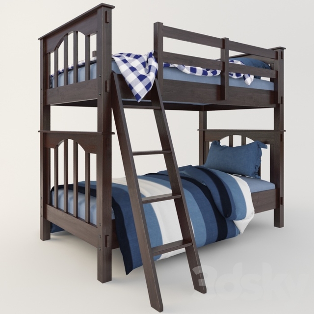 3d Models Bed Pottery Barn Kids Bunk Bed