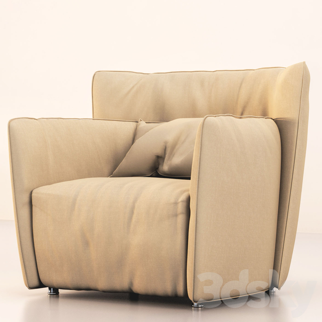 3d models: Arm chair - Gamma Tulip