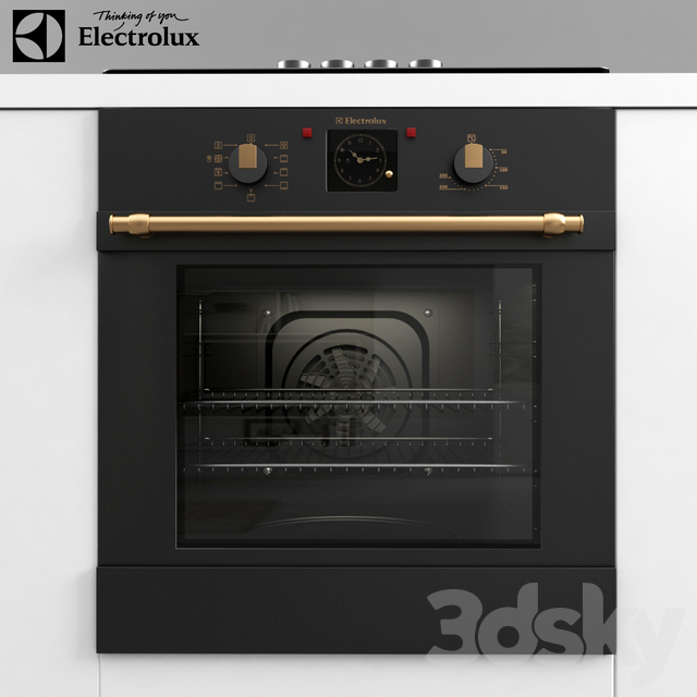 3d models Kitchen  appliance ELECTROLUX  SET  EOB 3400 BOR 