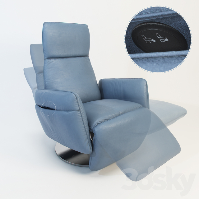 3d models: Arm chair - POLTRONA FRAU Pillow armchair