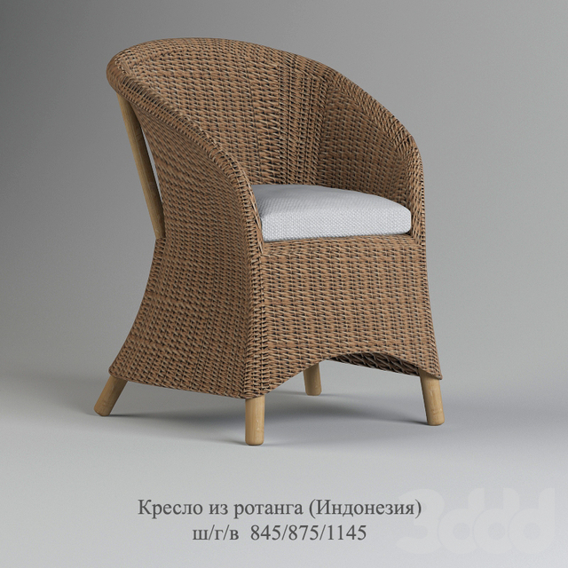 Мебель Из Ротанга 3D