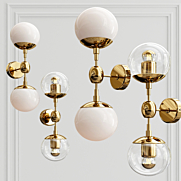 Clear gold. Бра modo Sconce 2 Globes Chrome. Бра modo Sconce 2 Globes. Бра modo Sconce 3 Globes. Бра Glass Globe Sconce Nickel.