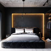 Minimal modern bedroom