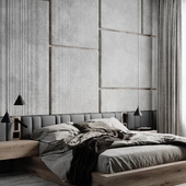 Cozy gray bedroom