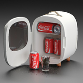 Baseus Mini Fridge with Coca Cola