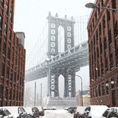 Manhattan Bridge (сделано по референсу)