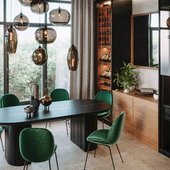 Kitchen | DiningRoom | LivingRoom Neo-Deco Style