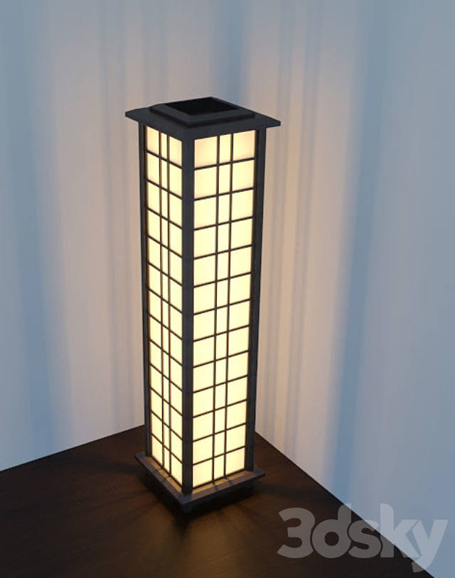 Oriental Style Floor Lamp 3d Models, Asian Looking Floor Lamps