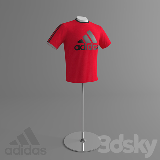 verzameling Pracht patroon Adidas T-shirt - Shop - 3D Models