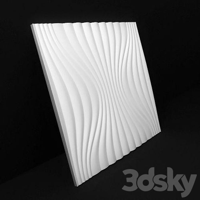 3d models: 3D panel - 3D panel