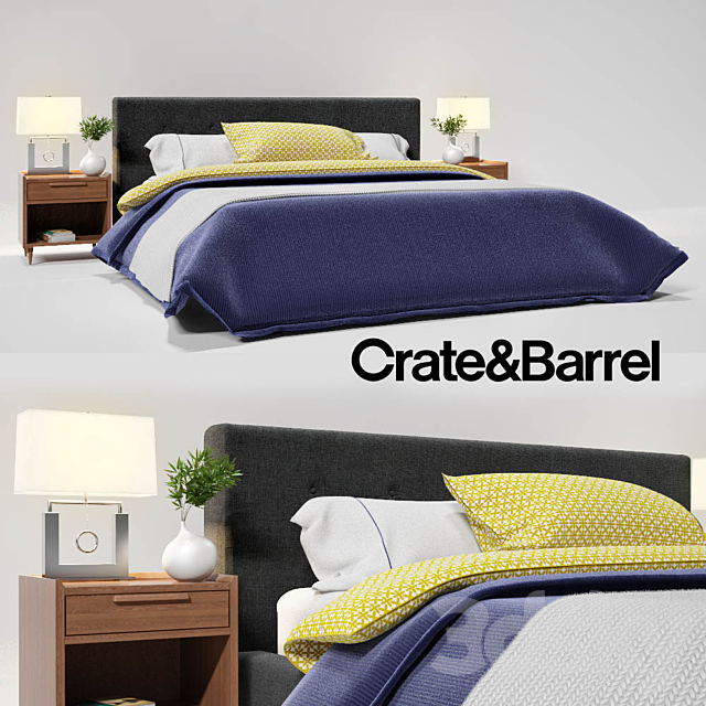 Crate Amp Barrel Tate King Bed, Crate And Barrel King Size Platform Bed