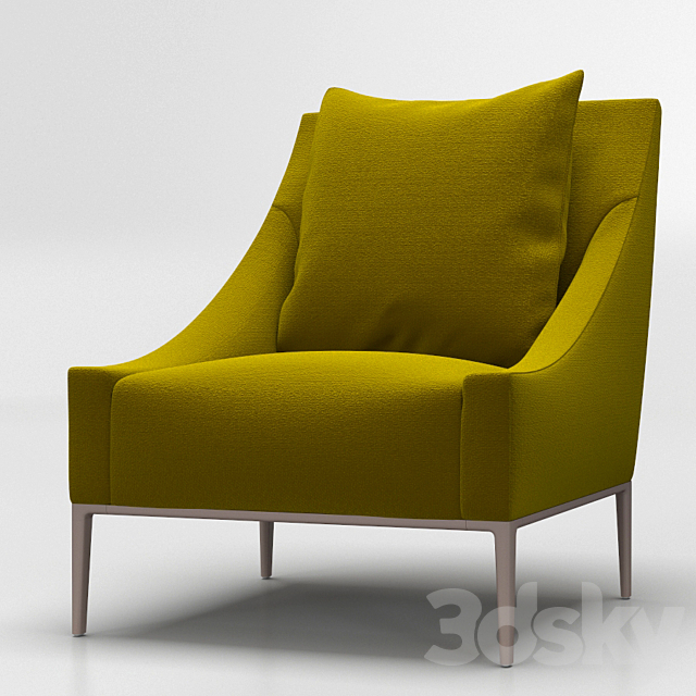 B&B Italia Jean - Arm chair - 3D Models