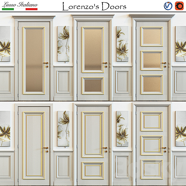 3d Models Doors New Design Porte Lorenzo S Doors