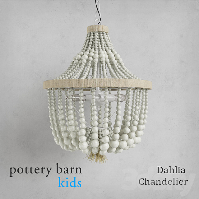 dahlia chandelier pottery barn