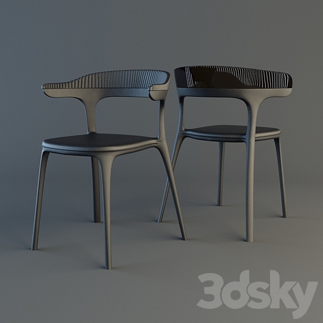 3d Models Chair Chairs Papatya Luna And Luna Stripe