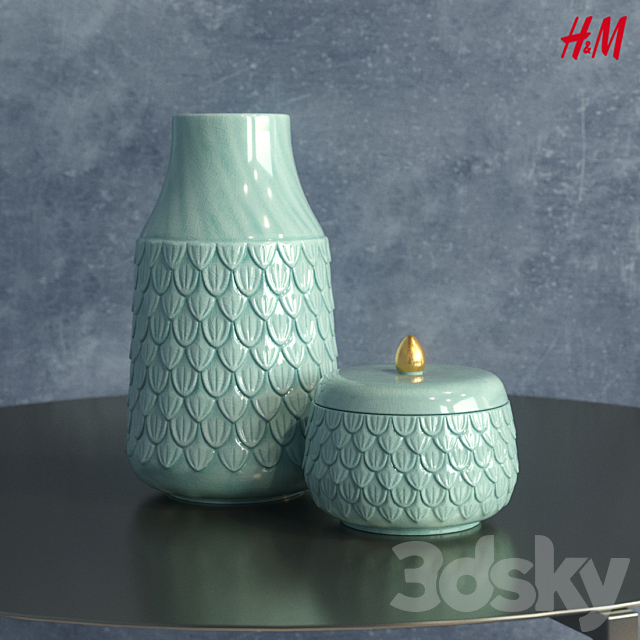 3d Models Vase H M Home Tall Stoneware Vase
