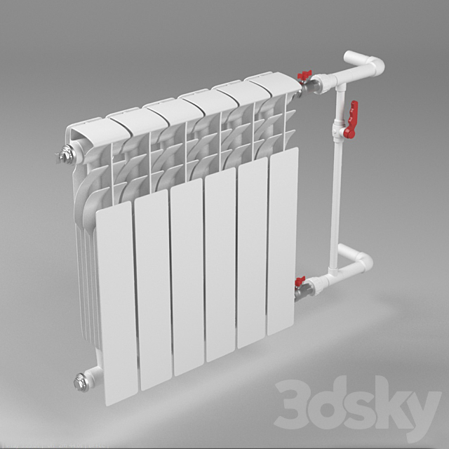 
                                                                                                            Bimetallic heating radiator
                                                    