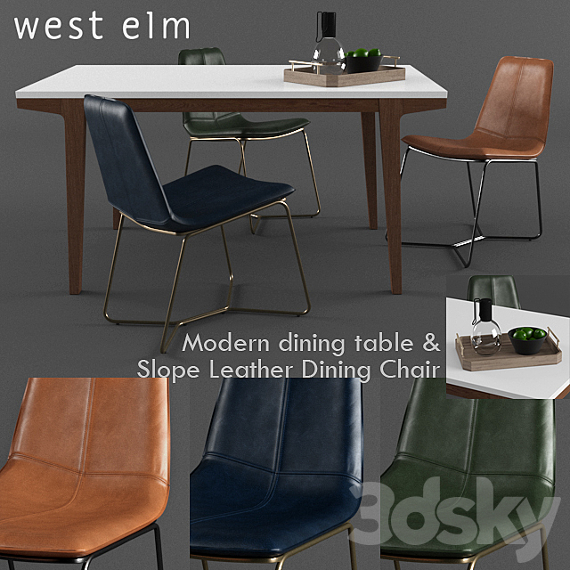 Slope Leather Dining Chair Off 60, Slope Vegan Leather Dining Chair