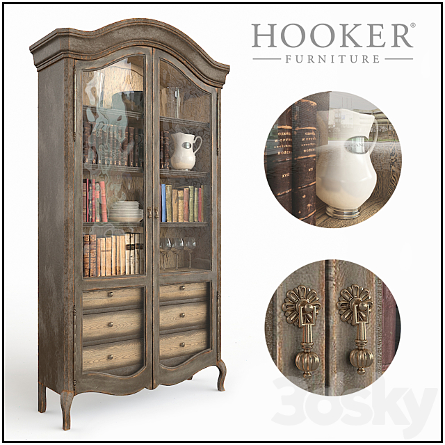3d Models Wardrobe Display Cabinets Hooker Furniture Arabella