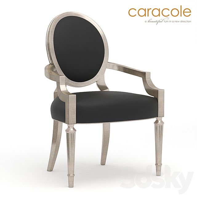Tra Armcha 006 Caracole Chair 3d Models, Caracole Black Dining Chairs
