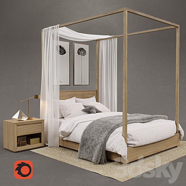 Rh Callum Storage Canopy Bed, What Is The Point Of A Canopy Bed