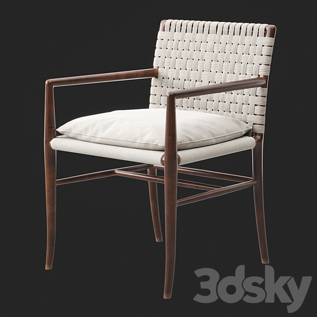 3d Models Chair Vintage Folding Rope Chair