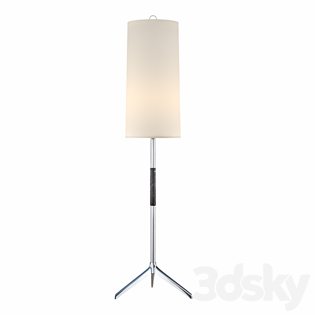 3d Models Table Lamp Aerin Modern Frankfort Floor Lamp In