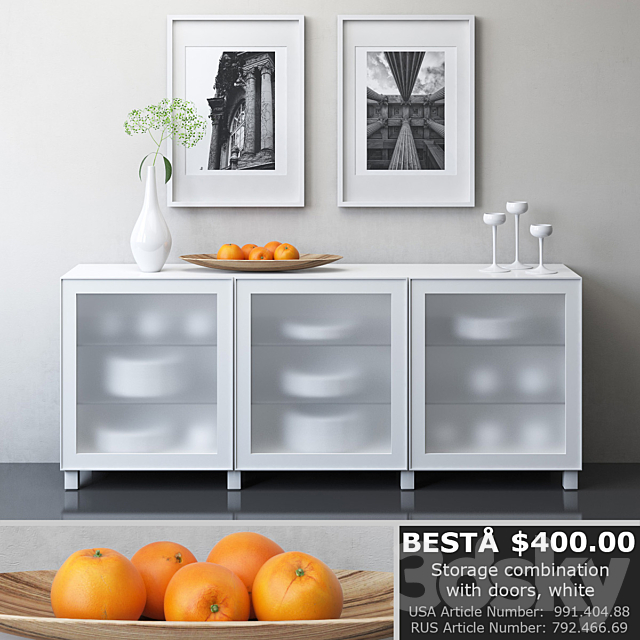 3d Models Sideboard Chest Of Drawer Ikea Besta Storage