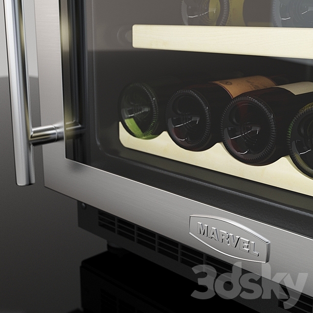 3d models Kitchen appliance Wine Cooler 61WCM by Marvel