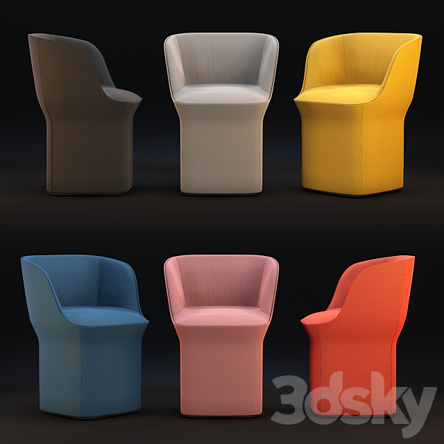 3d Models Chair Pianca Esse Chair