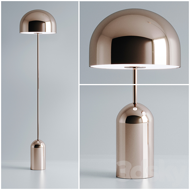 Bell Floor Light Lamp 3d Models, Tom Dixon Bell Floor Lamp