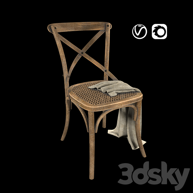 3d Models Chair French Bistro Chair