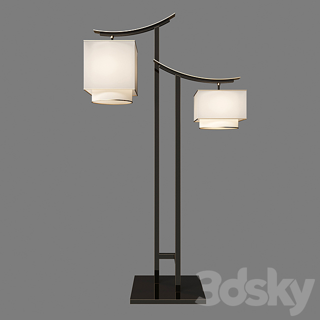3d Models Floor Lamp New Chinese, Chinese Floor Lamp