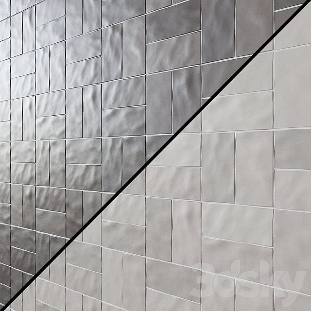 3d models: Tile - Ceramic wall tile WOW FEZ Matt 2