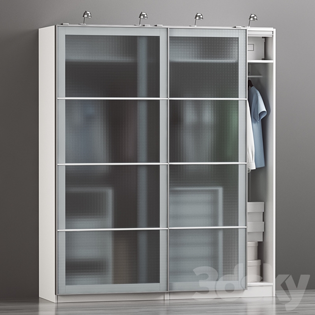 3d Models Wardrobe Display Cabinets Ikea Pax Wardrobe Ikea