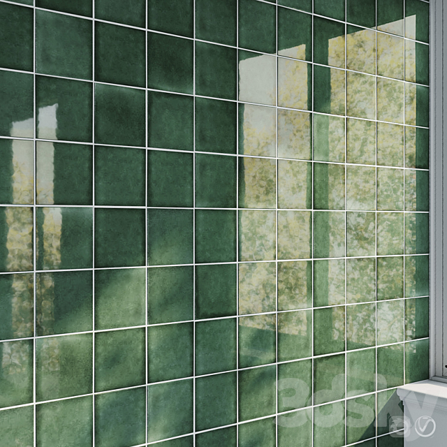Green Ceramic Tile 3d Models, How To Change The Look Of Ceramic Tile