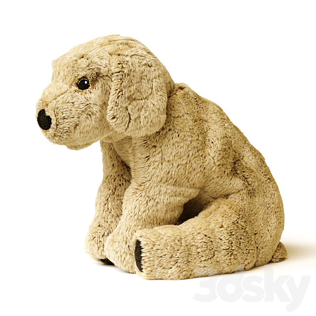 3d models Toy GOSIG GOLDEN Soft toy dog, golden retriever