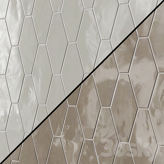 3d models: Tile - Manchester Hexagon Ceramic Tile