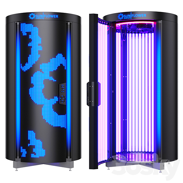 Vertical Tanning Bed Of Sunflower V50, What Is The Weight Limit For Tanning Beds In Singapore