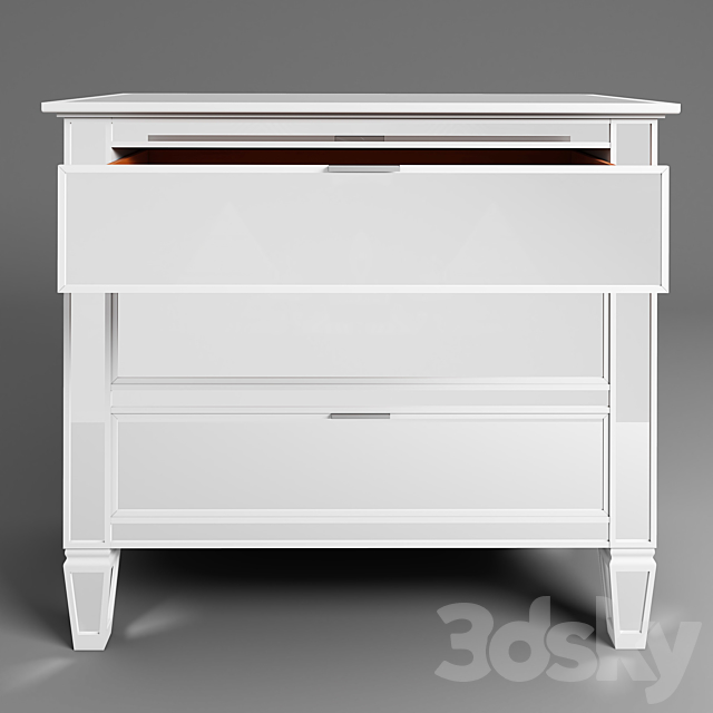 3d Models Sideboard Chest Of Drawer Pottery Barn Park 3