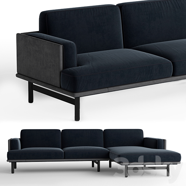 3d models: Sofa - de Sede DS-175 sofa