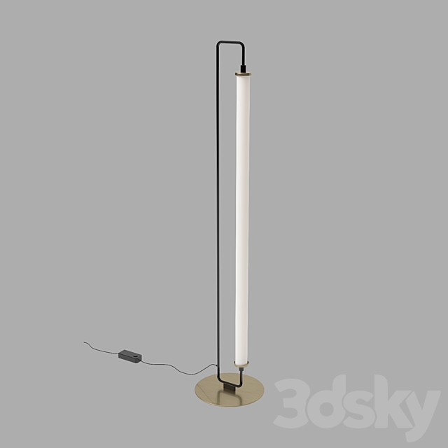 West Elm / Linear Metal LED Floor Lamp - Floor lamp - 3D Models