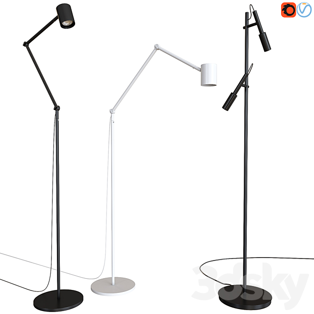 Floor Lamp A Set Of Lamps Ikea, Floor Lamp With Reading Light Ikea