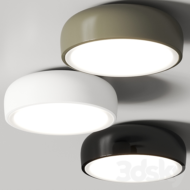 Ceiling Lamps Lamp 3d Models, Flos Smithfield Ceiling Light White
