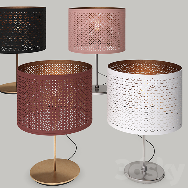 3d Models Table Lamp Ikea Nimo, Copper Table Lamp Ikea