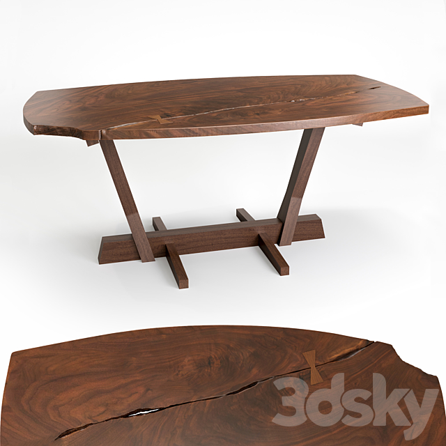 Conoid Dining Table By George Nakashima, George Nakashima Conoid Dining Table