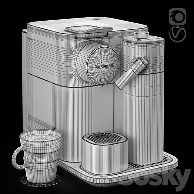 3d models: Kitchen appliance - De'Longhi Nespresso Gran ...
