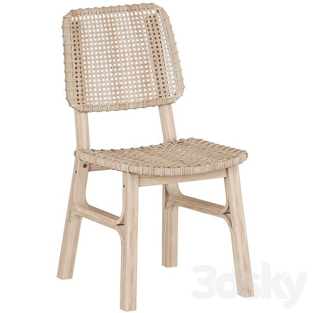 Dining Chair Voxlov Ikea 3d, Bamboo Dining Chairs Ikea