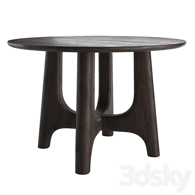 West Elm Tanner Solid Wood Round Dining, Solid Wood Round Dining Tables